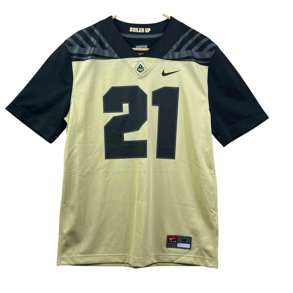 Nike Team Perdue Boilermakers 21 Jersey Shirt Mens M Performance NCAA